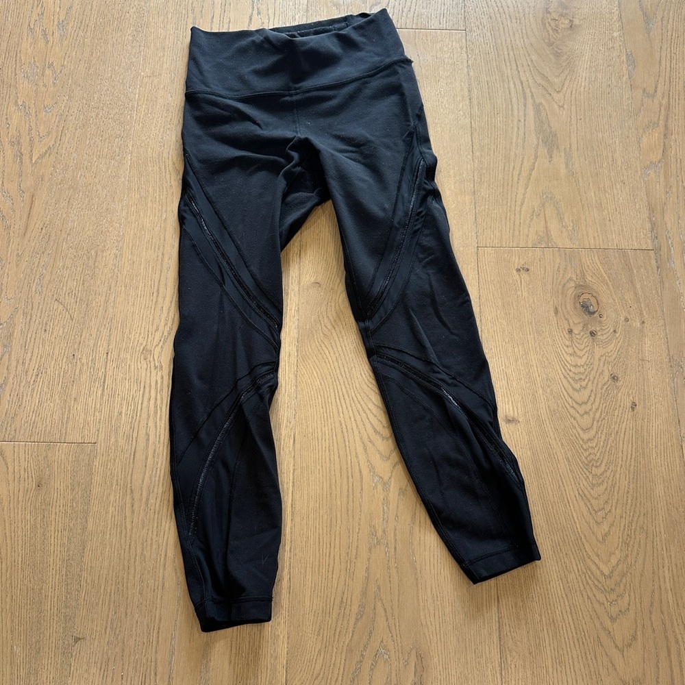 Lululemon sheer stripes leggings
